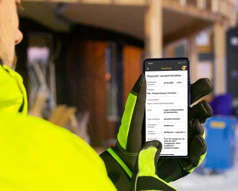 Registrerer RUH i SmartDok