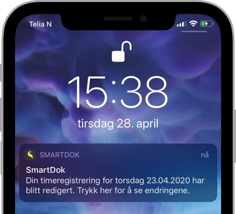 Pushvarsel på mobil